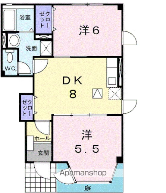 福岡県福岡市東区三苫７丁目 三苫駅 2DK アパート 賃貸物件詳細