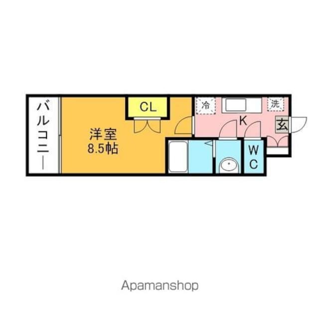 福岡県福岡市南区清水１丁目 高宮駅 1K マンション 賃貸物件詳細