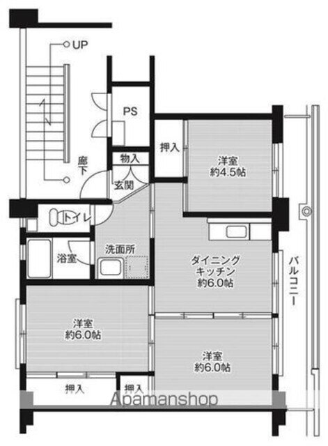 静岡県湖西市鷲津 鷲津駅 3DK マンション 賃貸物件詳細