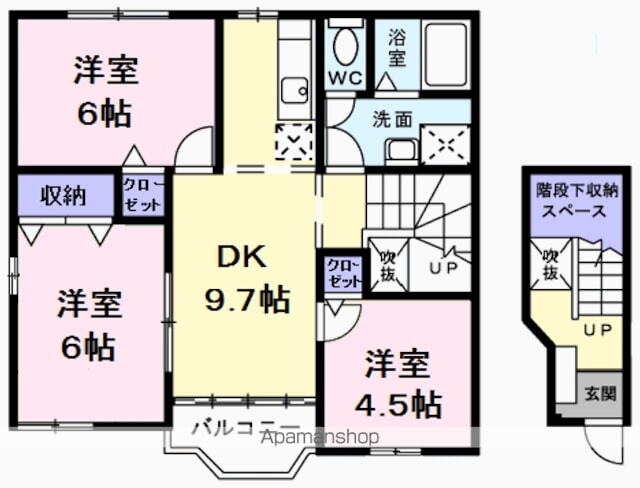 東京都青梅市長淵２丁目 東青梅駅 3DK アパート 賃貸物件詳細