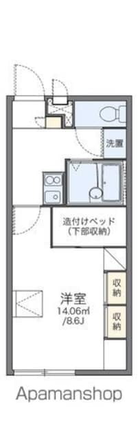 山梨県甲府市桜井町 甲府駅 1K アパート 賃貸物件詳細