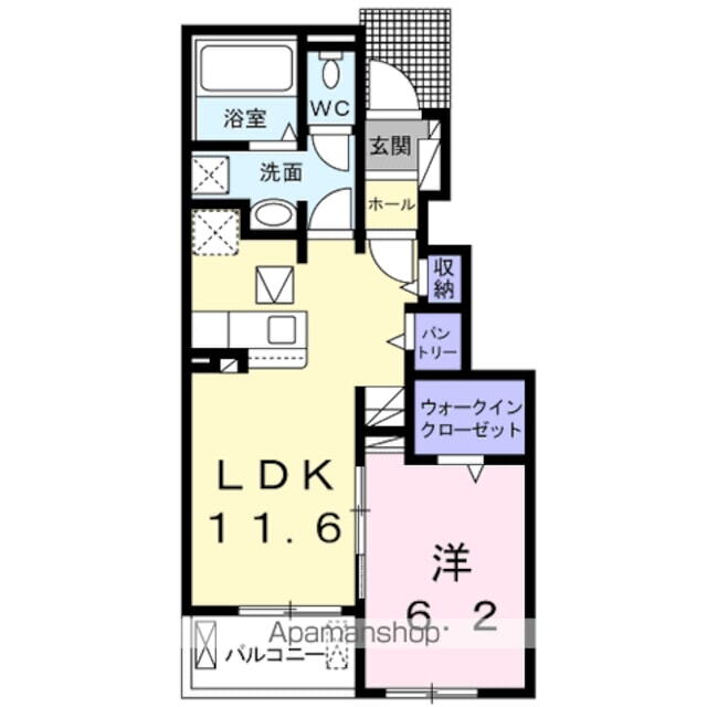 大阪府泉南市男里４丁目 尾崎駅 1LDK アパート 賃貸物件詳細
