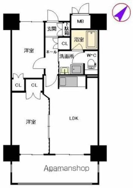 シャーメゾンステージ博多 10階 2LDK 賃貸物件詳細