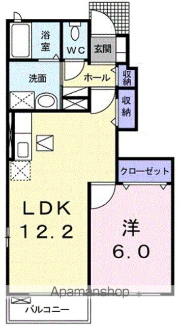 岩手県北上市村崎野１８地割 村崎野駅 1LDK アパート 賃貸物件詳細