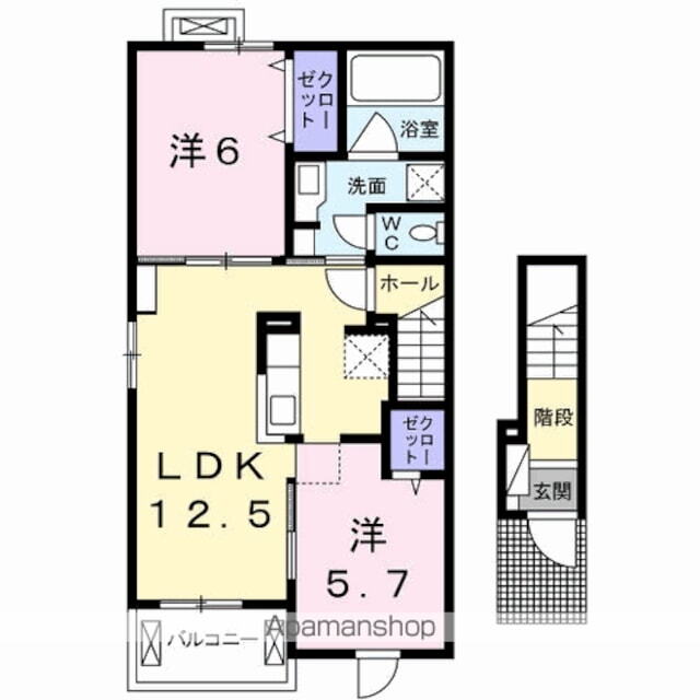 長野県長野市大字富竹 朝陽駅 2LDK アパート 賃貸物件詳細