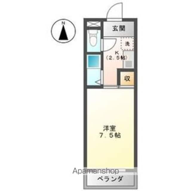 岐阜県岐阜市大学北３丁目 岐阜駅 1K マンション 賃貸物件詳細
