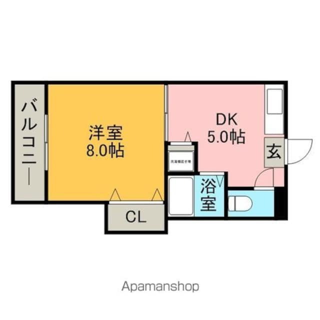 ローリス香椎７ 1階 1DK 賃貸物件詳細