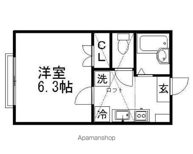 東京都江戸川区鹿骨１丁目 篠崎駅 1K アパート 賃貸物件詳細