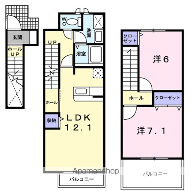 福島県福島市飯坂町字原口 飯坂温泉駅 2LDK アパート 賃貸物件詳細