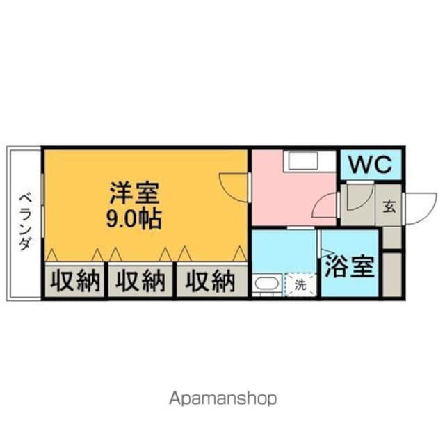 福岡県久留米市東合川２丁目 久留米大学前駅 1K マンション 賃貸物件詳細