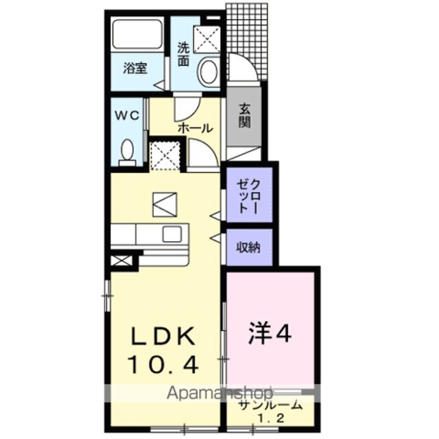 ティーズメゾン 1階 1LDK 賃貸物件詳細