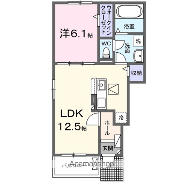 メゾン司 1階 1LDK 賃貸物件詳細