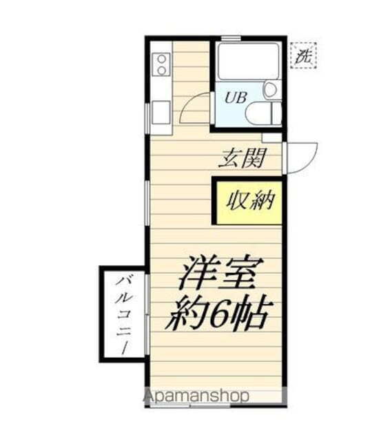 神奈川県横浜市鶴見区上末吉５丁目 矢向駅 ワンルーム アパート 賃貸物件詳細
