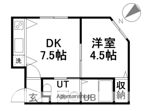北海道札幌市白石区東札幌二条３丁目 東札幌駅 1DK マンション 賃貸物件詳細