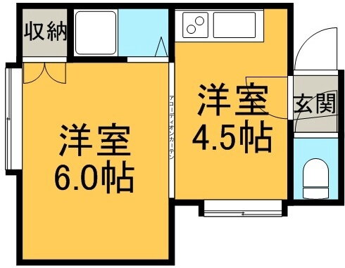 北海道札幌市豊平区中の島一条４丁目 中の島駅 1DK アパート 賃貸物件詳細