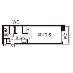 北海道札幌市豊平区旭町２丁目 学園前駅 1K マンション 賃貸物件詳細