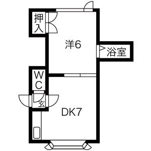 北海道札幌市豊平区月寒東五条６丁目 南郷７丁目駅 1DK アパート 賃貸物件詳細