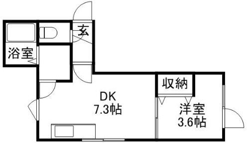 北海道札幌市豊平区平岸一条１丁目 中の島駅 1DK アパート 賃貸物件詳細