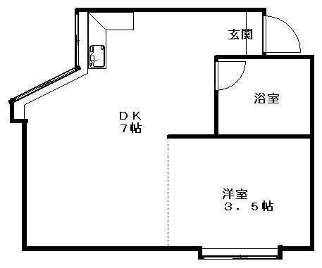 北海道札幌市白石区栄通１８丁目 南郷１８丁目駅 1DK アパート 賃貸物件詳細