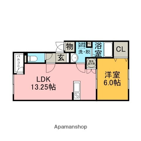 デリス・メゾンⅡ 2階 1LDK 賃貸物件詳細