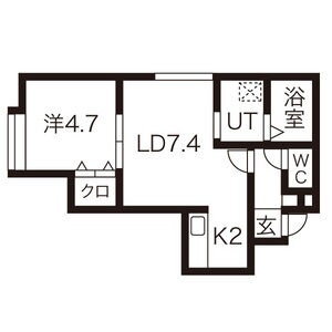 北海道札幌市手稲区手稲本町三条３丁目 手稲駅 1DK アパート 賃貸物件詳細