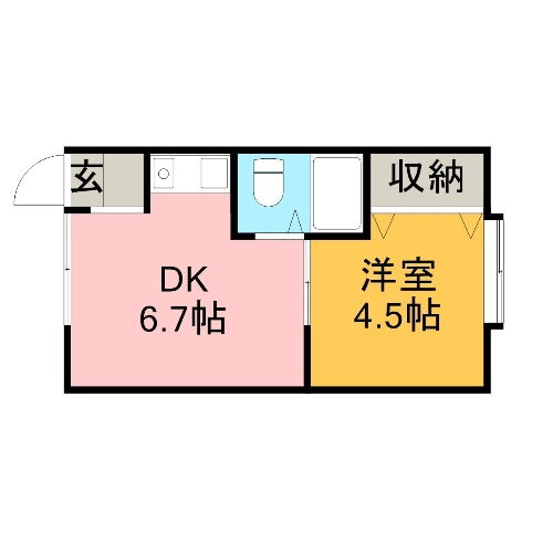 メゾン・ド・赤坂 1階 1DK 賃貸物件詳細