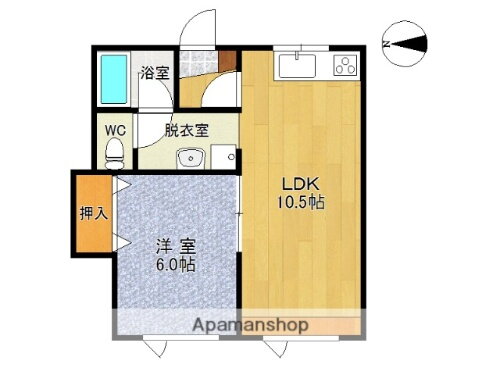 アディ③ 1階 1LDK 賃貸物件詳細