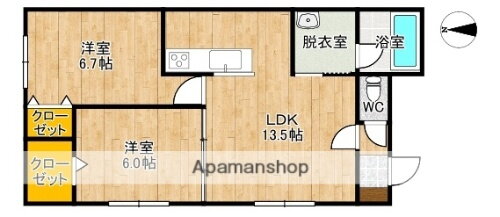 グラシアス柏 3階 2LDK 賃貸物件詳細