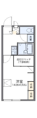 レオパレスリブラ星が丘 2階 1K 賃貸物件詳細