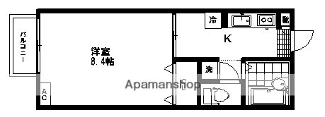 宮城県仙台市青葉区西勝山 1K アパート 賃貸物件詳細