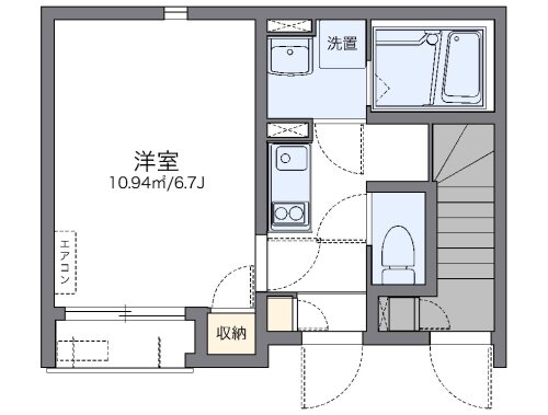 宮城県石巻市駅前北通り１丁目 石巻駅 1K アパート 賃貸物件詳細