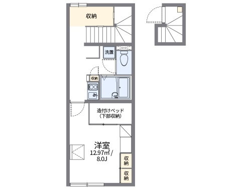 山形県東根市六田２丁目 さくらんぼ東根駅 1K アパート 賃貸物件詳細