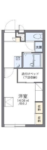 レオパレスセントラル 2階 1K 賃貸物件詳細