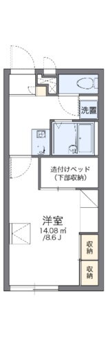 レオパレス中屋敷Ｂ 2階 1K 賃貸物件詳細