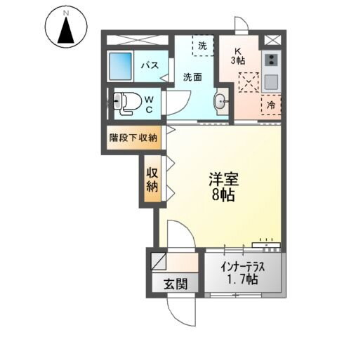 福島県福島市鎌田字樋口 福島学院前駅 1K アパート 賃貸物件詳細