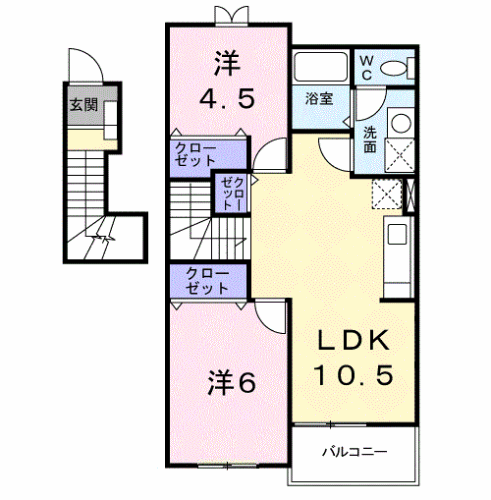 福島県福島市南沢又字北屋敷 泉駅 2LDK アパート 賃貸物件詳細