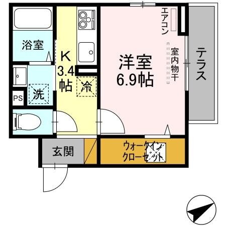 茨城県つくば市みどりの中央 みどりの駅 1K アパート 賃貸物件詳細