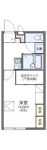 レオパレスロッソピアンコⅡ 1階 1K 賃貸物件詳細