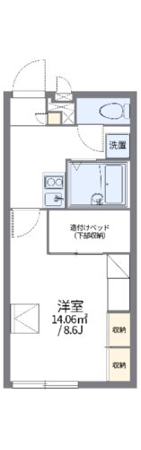 茨城県つくば市下広岡 つくば駅 1K アパート 賃貸物件詳細