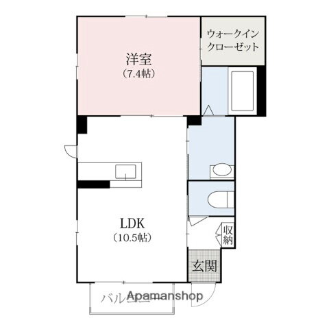 群馬県前橋市下大島町 前橋大島駅 1LDK アパート 賃貸物件詳細