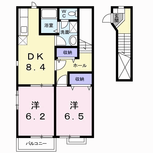 群馬県前橋市茂木町 大胡駅 2DK アパート 賃貸物件詳細