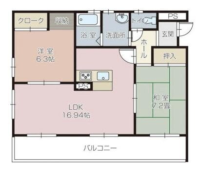 群馬県前橋市総社町総社 群馬総社駅 2LDK マンション 賃貸物件詳細