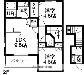 群馬県みどり市笠懸町鹿 岩宿駅 2LDK アパート 賃貸物件詳細