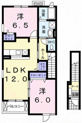 群馬県太田市藪塚町 藪塚駅 2LDK アパート 賃貸物件詳細