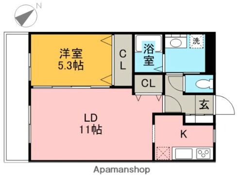 埼玉県熊谷市新堀 籠原駅 1LDK マンション 賃貸物件詳細