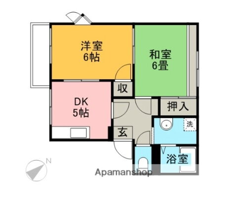 埼玉県熊谷市籠原南３丁目 籠原駅 2DK アパート 賃貸物件詳細