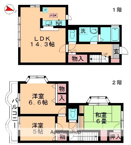 千葉県千葉市若葉区都賀１丁目 都賀駅 3LDK 一戸建て 賃貸物件詳細