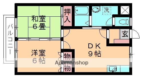 千葉県千葉市若葉区桜木３丁目 千葉駅 2DK アパート 賃貸物件詳細