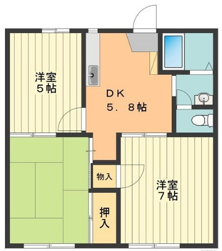 東京都青梅市長淵５丁目 青梅駅 3DK アパート 賃貸物件詳細