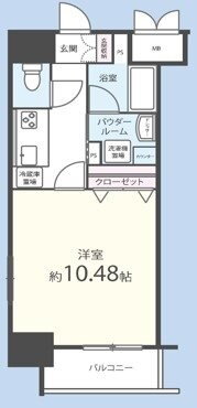 東京都港区芝２丁目 大門駅 1K マンション 賃貸物件詳細